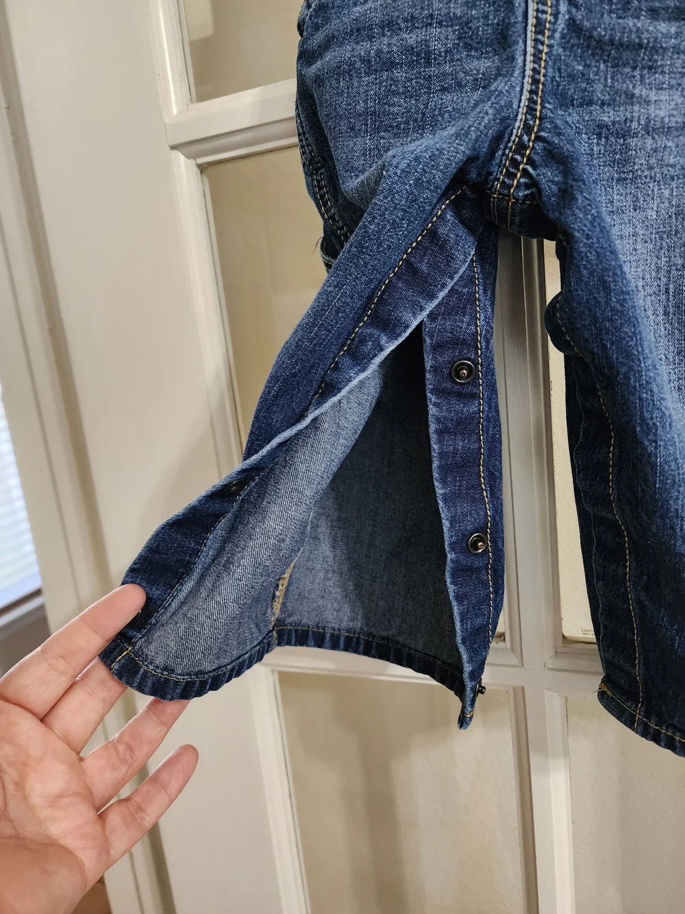 OshKosh B’gosh Denim Overalls 18M Carpenter Cargo Logo Bib Jeans